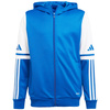 Bluza dla dzieci adidas Squadra 25 Hoodie niebiesko-biała (JD4802)