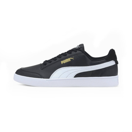 Tenisówki sportowe męskie czarnebiałe Puma Shuffle (309668-04)