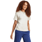 Koszulka damska adidas Essentials Small Logo Cotton beżowa (JI6079)