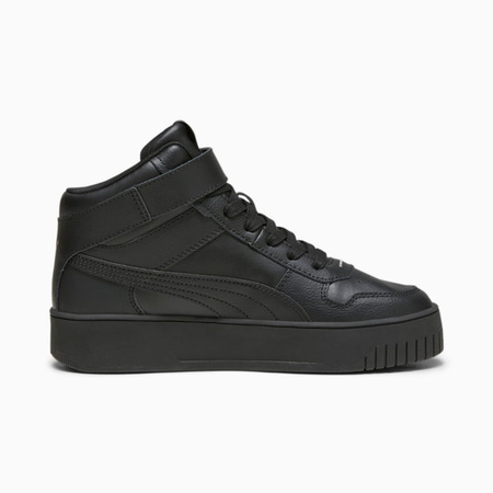 Sneakersy damskie Puma Carina Street MID za kostkę skórzane czarne (392337-02)