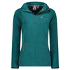 Bluza polarowa damska Geographical Norway UNICIA LADY 224 z kapturem ciepła regularny krój zielona (WX3714F/GN)