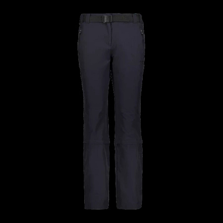 Spodnie trekkingowe damskie CMP WOMAN LONG PANT ZIP turystyczne (3T51346CF/U423)