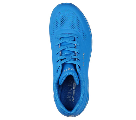 Buty sportowe damskie Skechers Uno Night Shades sneakersy niebieskie (73667-BLU)