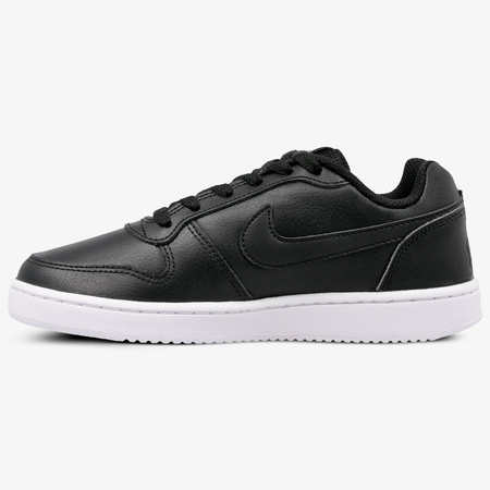 Sneakersy damskie skórzane Nike Ebernon Low buty sportowe czarne (AQ1779-001)