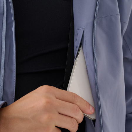 Kurtka narciarska męska 4F M579 denim (4FWAW24TTJAM579 32S)