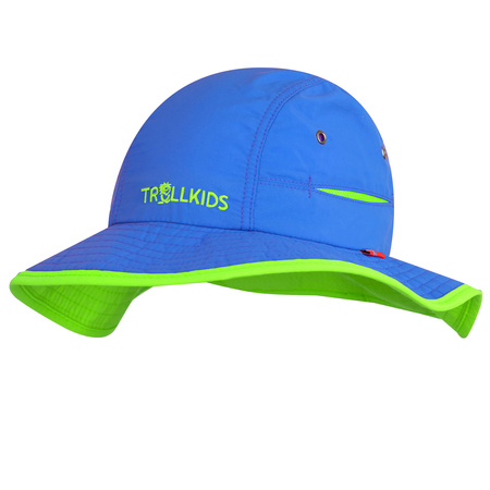 Czapka na lato dziecięca dla chłopca/dziewczynki Trollkids Kids Troll Hat medium blue/light green (945-106)