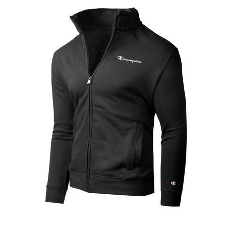 Wyprzedaż - Bluza ze stójką rozpinana męska czarna Champion (218290 KK001)