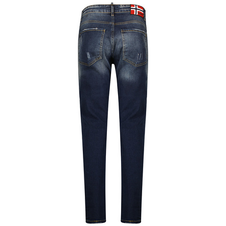 Spodnie jeansowe męskie Geographical Norway MOD 201 EO MEN 2614 niebieskie (SW5423H/GNO/Blue)