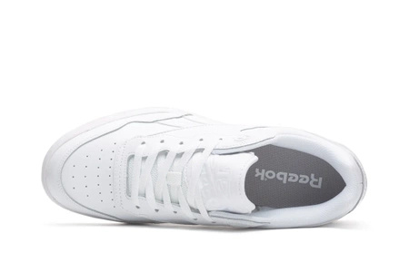 Buty sneakersy męskie Reebok BB 4000 II Cloud White Pure Grey 3 skóra naturalna białe (100033737)