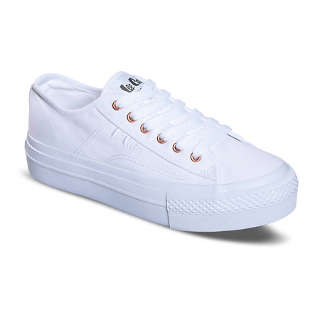 Trampki damskie Smartstep Lee Cooper białe buty na lato (LCW-22-31-0890LA)