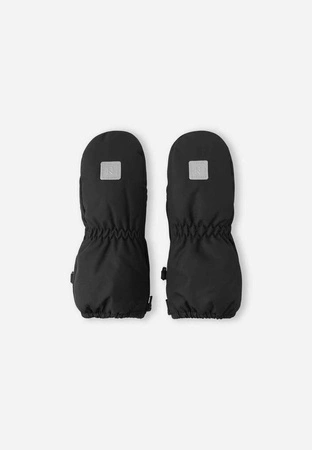 Wyprzedaż - Rękawiczki zimowe dziecięce Reima Mittens (woven). Tassu Black  Age 1 Toddler Unisex wodoodporne czarne (5300115A-9990)