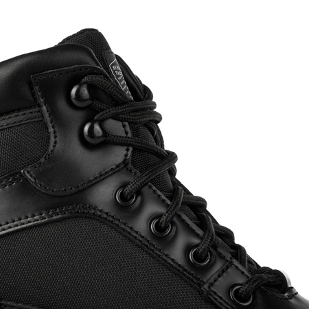 Buty taktyczne męskie Skechers Wascana Benen skórzane czarne (77526EC BLK)