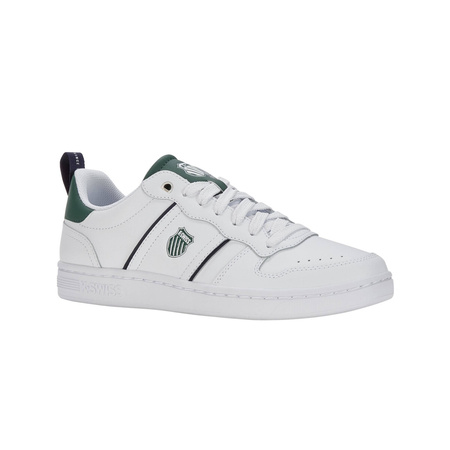 Wyprzedaż - Tenisówki męskie skórzane K-Swiss Lozan Match LTH białe sneakery (08903-193-M)