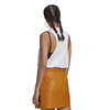 Wyprzedaż - Tank top damski adidas Originals TANK bawełniany na ramiączkach biały (GN2888)