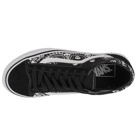 Buty sportowe damskie/męskie Vans Bandana Style 36 trampki sneakersy białe/czarne (VN0A54F6D9S)