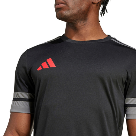 Koszulka męska adidas Squadra 25 czarno-szara (JN4450)
