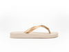 Klapki plażowe damskie Ipanema Anatomic Tan Fem na lato beżowe (81030-23097)