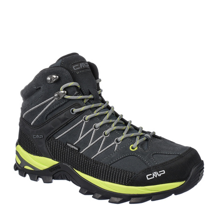 CMP RIGEL MID TREKKING SHOES WP ANTRACITE-LIMEGREEN Dark Grey (3Q12947-72UN)