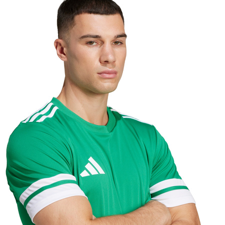 Koszulka męska adidas Squadra 25 zielono-biała (JN7485)