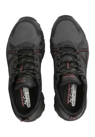 Buty męskie trekkingowe Skechers MAX PROTECT wodoodporne czarne (237303-BKRD)