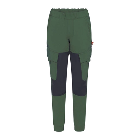 Wyprzedaż - Spodnie trekkingowe dziecięce Lego Wear LWPARKER 201 outdoorowe turystyczne zielone (11010621/884)