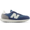 Sneakersy męskie New Balance 237 zamszowe buty sportowe niebieskie (MS237LBW)