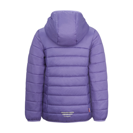 Kurtka ultralekka przejściowa dziecięca dla dziewczynki Trollkids Girls Eikefjord Jacket lilac/pistachio green (464-118)