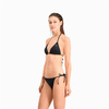 Wyprzedaż - Majtki kąpielowe damskie Puma Swim Women Side Tie Bikini Bottom 1P dół od bikini czarne (907691-05)