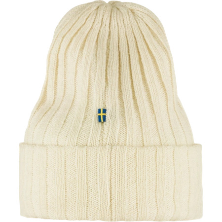 Czapka beanie damska/męska Fjällräven Byron Hat ciepła zimowa wełniana beżowa (F77388-113)