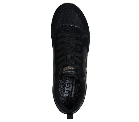 Wyprzedaż - Sneakersy damskie Skechers OG 85 Gold'n Gurl buty sportowe czarne (111-BLK)