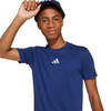 Koszulka dla dzieci adidas Essentials Tee 160 granatowa (JY0613)