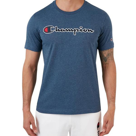 T-shirt męski Champion Rochester CREWNECK T-SHIRT Niebieski (217814BV502)