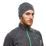 Czapka zimowa Buff Midweight Beanie Graphite Solid oddychająca z naturalnej wełny merynosów szara (118008.901.10.00)