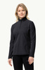 Wyprzedaż - Bluza polarowa damska Jack Wolfskin Taunus HZ W czarna (1709532_6000)