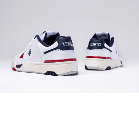 Wyprzedaż - Sneakersy męskie sportowe białe K-Swiss Match Pro LTH tenisówki ze skóry naturalnej (08905-130-M)