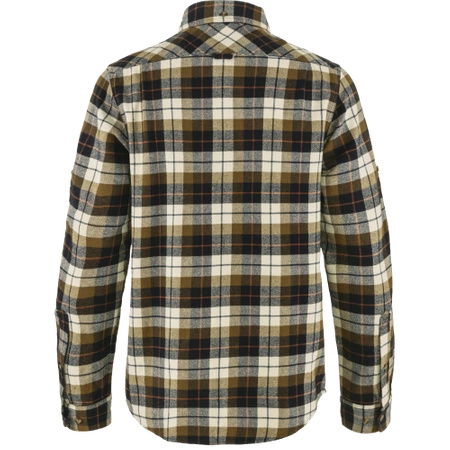 Koszula z długim rękawem męska Fjällräven Singi Heavy Flannel Shirt M Chalk White-Dark Navy (F81373-113-555)