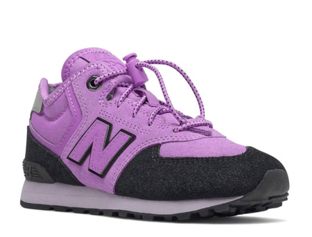 Wyprzedaż - Buty sportowe dziecięce New Balance sneakersy dla dzieci fioletowe (PV574HXG)