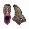 Wyprzedaż - Buty trekkingowe damskie Keen Targhee III MID WP skórzane wodoodporne brązowe (KE-1018178)