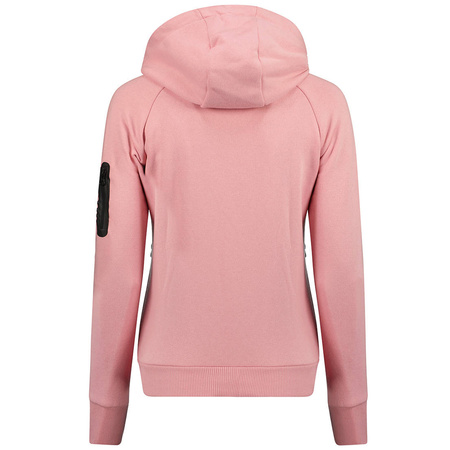 Bluza damska z kapturem Geographical Norway Fabuleuse EO Lady 100 ROSE CLAIR (WU5303F/GNO-LIGHT PINK)