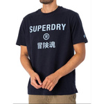 Koszulka Superdry CODE CORE SPORT TEE Granatowy (M1011656A98T)