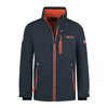 Kurtka softshell dziecięca dla chłopca/dziewczynki Trollkids Kids Balestrand Jacket dark navy/glow orange (618-110)