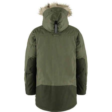 Kurtka puchowa ocieplana męska Fjällräven Polar Expedition Parka M Laurel Green-Deep Forest (F87173-625-662)