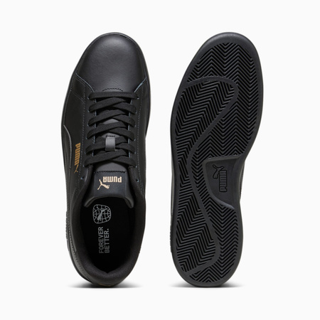 Wyprzedaż - Buty sportowe damskie Puma Smash 3.0 L Black Gold Pu softsoam+ czarne (390987-10)