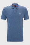 Koszulka polo męska BOSS Passenger Open Blue slim fit niebieska (50507803-485)