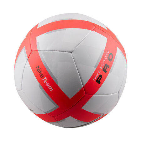 Piłka nożna Nike Futsal Pro Team FA25 biało-pomarańczowa (HV6327 100)