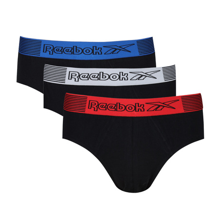 Bielizna męskie Reebok BRIEF GAVINO 3P Czarny (F84853PKA)