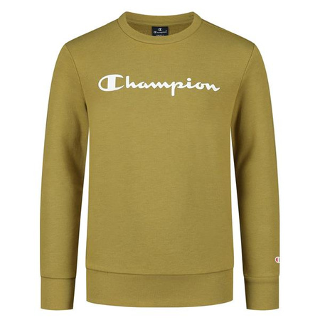 Bluza chłopięca Champion Legacy z okrągłym dekoltem w kolorze zielonym (305905GS092)