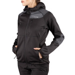 Bluza damska sportowa z kapturem Viking Yosemite Lady treningowa czarna (720/24/1232/0900)