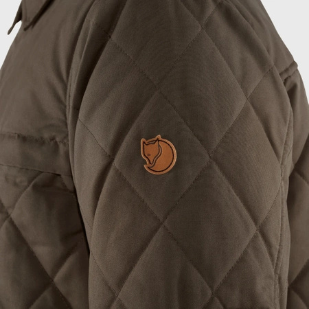 Kurtka puchowa ocieplana męska Fjällräven Övik Wool Padded Jacket M Dark Olive (F84127-633)