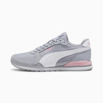 Buty sportowe damskie Puma St Runner V3 Nl Gray Fog White Pink sneakersy szare (384857-27)